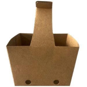 Fruit And Vegetables Kraft Tote Box