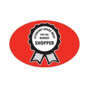 BUDGET SHOPPER - STICKER