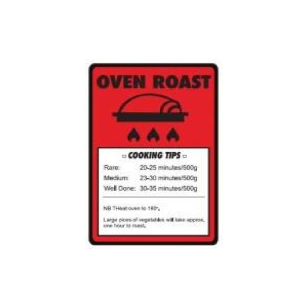 OVEN ROAST TIPS - STICKER