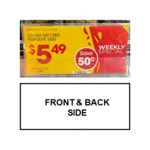 3up Flat Pockets - PVC