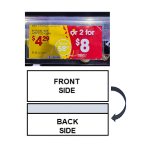 6up Landscape Pockets With Data Strip - PVC