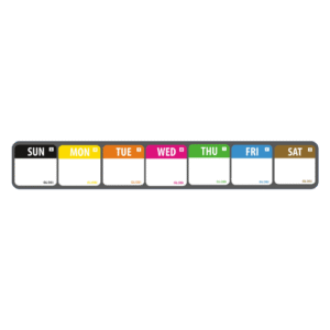 Days Of The Week Labels