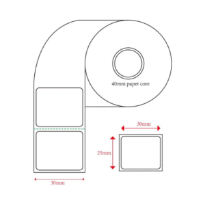 Thermal Scale Label -  30*25mm